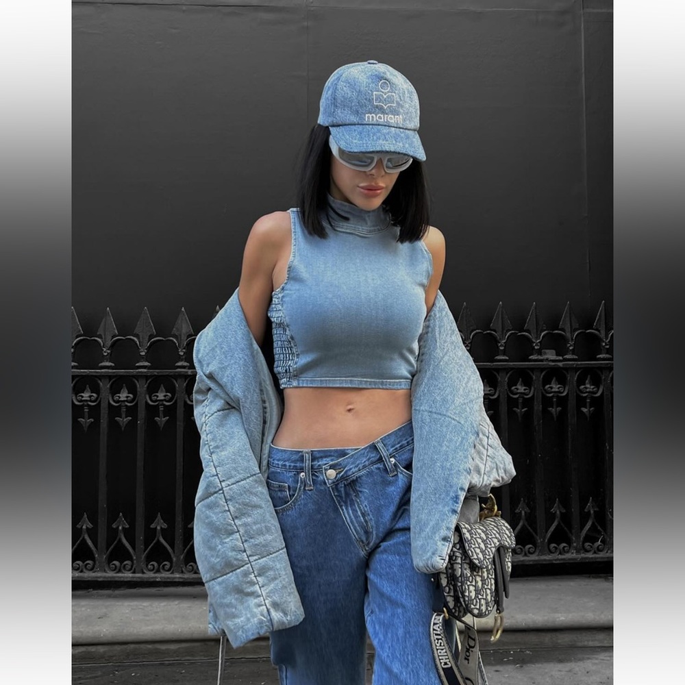 Completely new denim top